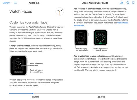 manual for apple watch